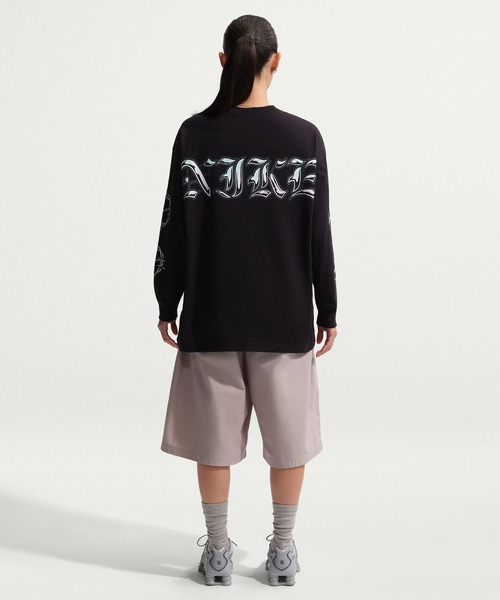 NIKE（ナイキ）の「NIKE AS W NSW CLASSIC LS TEE BRB CH / ナイキ ウィメンズ NSW クラシック BRB CH L/S Tシャツ 【SP】（Tシャツ/カットソー・レディース・ブラック・S/M/L）」の9枚目の写真
