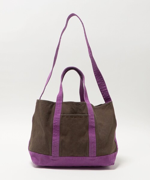 UNITED ARROWS（ユナイテッドアローズ）の「オーガニックコットン トートバッグ M（トートバッグ・メンズ・レッド/ケリーグリーン/ネイビー/パープル/コバルトブルー/オレンジ・FREE）」の4枚目の写真