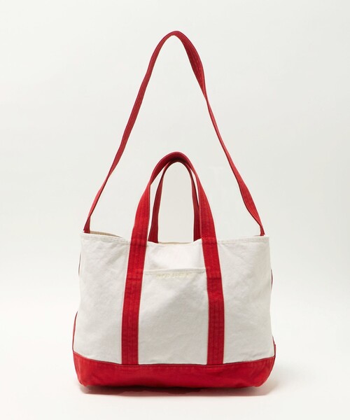 UNITED ARROWS（ユナイテッドアローズ）の「オーガニックコットン トートバッグ M（トートバッグ・メンズ・レッド/ケリーグリーン/ネイビー/パープル/コバルトブルー/オレンジ・FREE）」の5枚目の写真