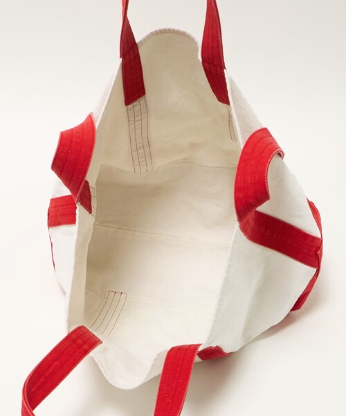 UNITED ARROWS（ユナイテッドアローズ）の「オーガニックコットン トートバッグ M（トートバッグ・メンズ・レッド/ケリーグリーン/ネイビー/パープル/コバルトブルー/オレンジ・FREE）」の12枚目の写真