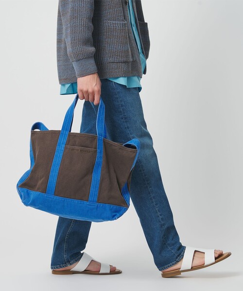 UNITED ARROWS（ユナイテッドアローズ）の「オーガニックコットン トートバッグ M（トートバッグ・メンズ・レッド/ケリーグリーン/ネイビー/パープル/コバルトブルー/オレンジ・FREE）」の13枚目の写真