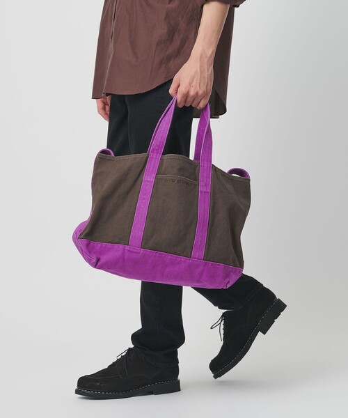 UNITED ARROWS（ユナイテッドアローズ）の「オーガニックコットン トートバッグ M（トートバッグ・メンズ・レッド/ケリーグリーン/ネイビー/パープル/コバルトブルー/オレンジ・FREE）」の9枚目の写真