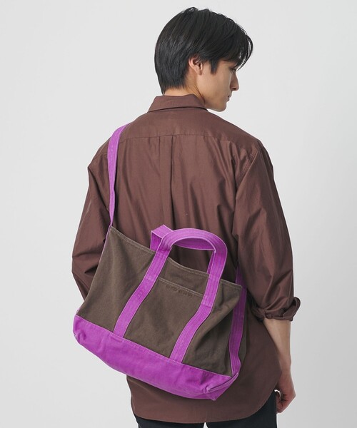 UNITED ARROWS（ユナイテッドアローズ）の「オーガニックコットン トートバッグ M（トートバッグ・メンズ・レッド/ケリーグリーン/ネイビー/パープル/コバルトブルー/オレンジ・FREE）」の8枚目の写真