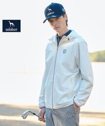 adabat（アダバット）の「【ADABAT NAVY】撥水ナイロンジップフーディ（ブルゾン）」