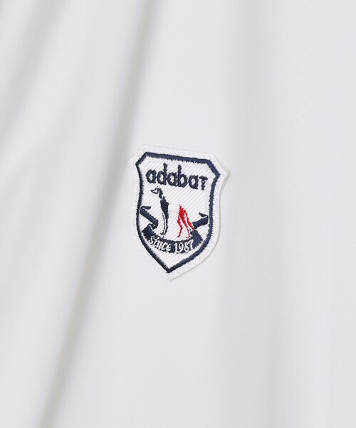 adabat(アダバット)の「【ADABAT NAVY】撥水ナイロンジップフーディ(ブルゾン・メンズ・ホワイト/ネイビー・48/50)」の7枚目の写真