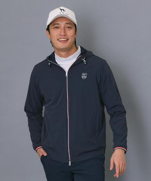 adabat(アダバット)の「【ADABAT NAVY】撥水ナイロンジップフーディ(ブルゾン・メンズ・ホワイト/ネイビー・48/50)」の8枚目の写真