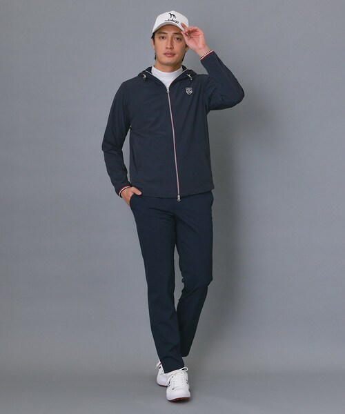 adabat(アダバット)の「【ADABAT NAVY】撥水ナイロンジップフーディ(ブルゾン・メンズ・ホワイト/ネイビー・48/50)」の10枚目の写真