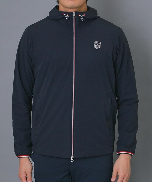adabat(アダバット)の「【ADABAT NAVY】撥水ナイロンジップフーディ(ブルゾン・メンズ・ホワイト/ネイビー・48/50)」の14枚目の写真
