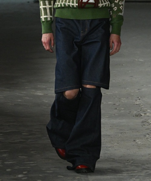 セール】COTTON SLASH DENIM（デニムパンツ）｜JUNYA WATANABE MAN