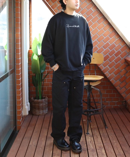 8(eight)(エイト)の「裾スピンドルロゴトレーナー(スウェット・メンズ・ホワイト/ブラック/グレー・MEDIUM/LARGE)」の21枚目の写真