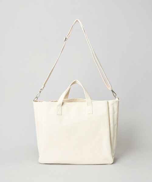 coen（コーエン）の「PVCキャンバストートバッグ（トートバッグ・メンズ・オフホワイト/ブラック/ライム・FREE）」の10枚目の写真