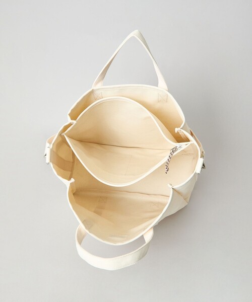 coen（コーエン）の「PVCキャンバストートバッグ（トートバッグ・メンズ・オフホワイト/ブラック/ライム・FREE）」の16枚目の写真