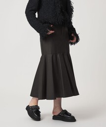 ASTRAET | <ASTRAET>コットン ドッキング フレアスカート(スカート)
