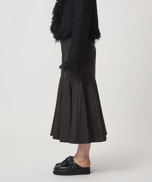 ASTRAET（アストラット）の「＜ASTRAET＞コットン ドッキング フレアスカート（スカート・レディース・ブラック・1/0）」の6枚目の写真