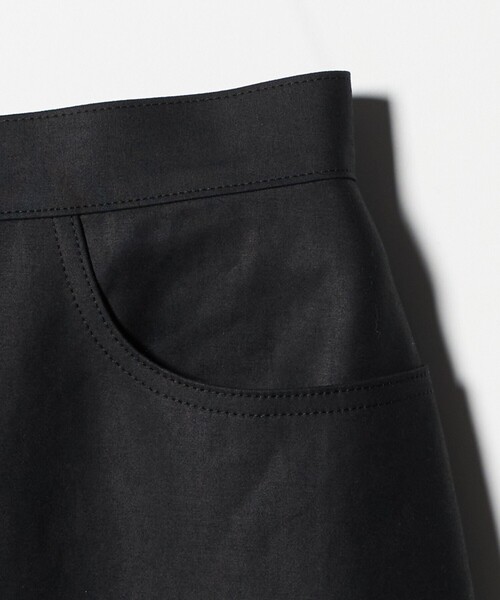ASTRAET（アストラット）の「＜ASTRAET＞コットン ドッキング フレアスカート（スカート・レディース・ブラック・1/0）」の11枚目の写真