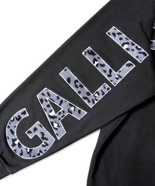 GALLIS ADDICTION（ガリスアディクション）の「GA LEOPARD-LOGO ZIP HOODIE（パーカー・メンズ・グレー/ブラック/ピンク・M/L）」の11枚目の写真