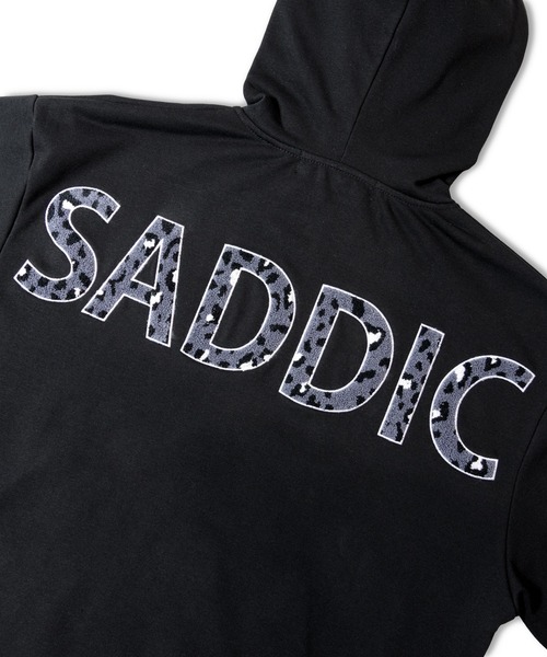 GALLIS ADDICTION（ガリスアディクション）の「GA LEOPARD-LOGO ZIP HOODIE（パーカー・メンズ・グレー/ブラック/ピンク・M/L）」の12枚目の写真