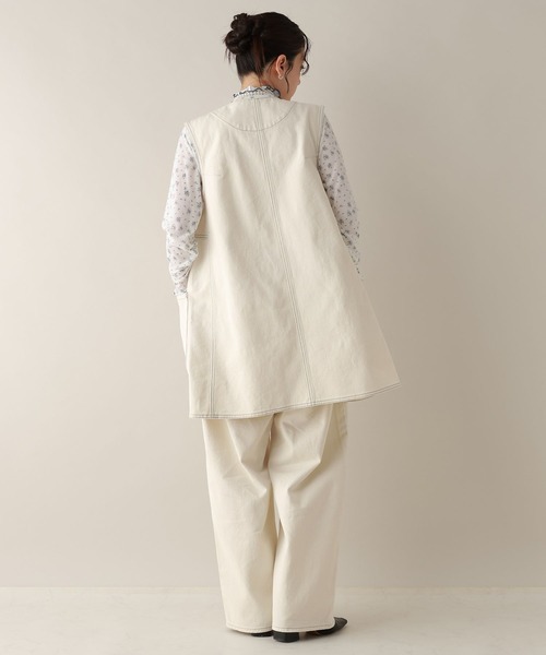 RAGEBLUE（レイジブルー）の「2WAY/カツラギデニムステッチミニワンピース/セットアップ対応（ワンピース・レディース・ピンク/ホワイト/ブラック・FREE）」の7枚目の写真