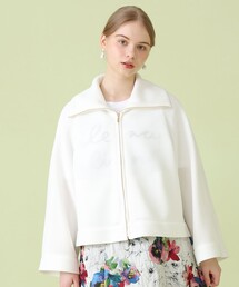 値下げANAYI♡美品 ホワイト ブルゾン ANAYI｜アナイのジャケット/アウター（ホワイト/白色系）通販 - ZOZOTOWN
