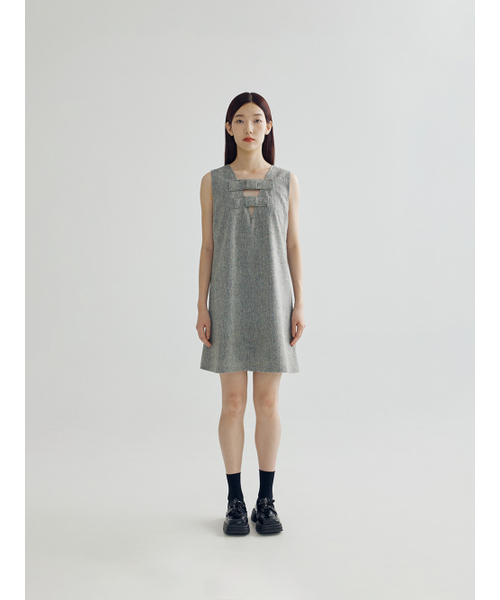 BOMNAL BOUTIQUE(ボムナルブティック)の「ツーウェイミニドレス_グレー(ワンピース・レディース・その他・SMALL/MEDIUM)」の1枚目の写真