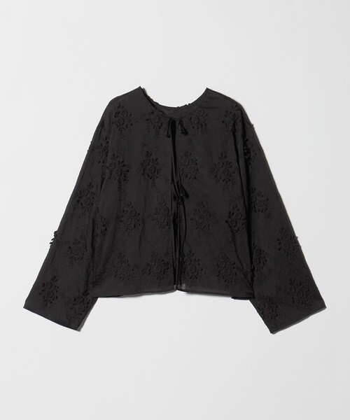 BEAUTY&YOUTH UNITED ARROWS(ビューティーアンドユースユナイテッドアローズ)の「セルロースナイロン エンブロイダリーシャツ 2WAY(シャツ/ブラウス・レディース・ブラック/ライトブルー/ライラック/オフホワイト/その他9/その他1/その他3・FREE)」の18枚目の写真