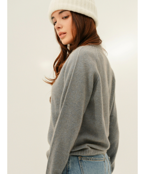 ACUD(アクド)の「Raccoon 2 tone Knit _MT.Grey(ニット/セーター・レディース・その他・FREE)」の4枚目の写真