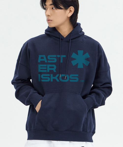 BY.L(バイエル)の「フロントエステリスクスフードネイビー ティルブルー(パーカー・メンズ・その他・M/L/XL/XXL)」の3枚目の写真