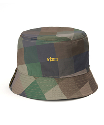 STIGMA（スティグマ）の「Square Camouflage Reversible Bucket Hat Green（ハット）」