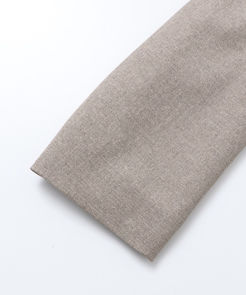 hunch（ハンチ）の「【WEB限定/別注】【セットアップ対応】杢調ライトダブルテーラードジャケット　セレモニー/オケージョン/オフィスカジュアル/通勤（テーラードジャケット・レディース・チャコール/ベージュ/ブラック・FREE）」の19枚目の写真