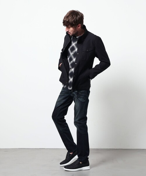 HIDEAWAYS NICOLE（ハイダウェイニコル）の「ハイパワーストレッチデニムパンツ（デニムパンツ・メンズ・ライトグレー/ブラック/ブルー・M/L/XL/S）」の8枚目の写真