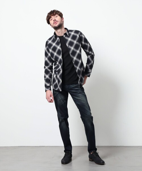 HIDEAWAYS NICOLE（ハイダウェイニコル）の「ハイパワーストレッチデニムパンツ（デニムパンツ・メンズ・ライトグレー/ブラック/ブルー・M/L/XL/S）」の9枚目の写真