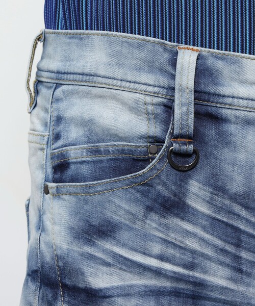 HIDEAWAYS NICOLE（ハイダウェイニコル）の「ハイパワーストレッチデニムパンツ（デニムパンツ・メンズ・ライトグレー/ブラック/ブルー・M/L/XL/S）」の15枚目の写真