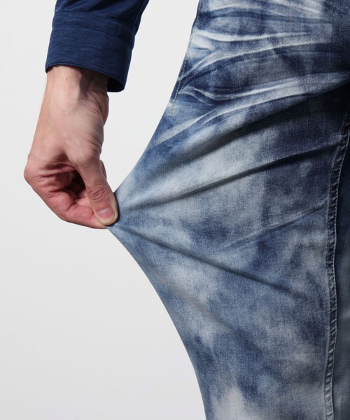 HIDEAWAYS NICOLE（ハイダウェイニコル）の「ハイパワーストレッチデニムパンツ（デニムパンツ・メンズ・ライトグレー/ブラック/ブルー・M/L/XL/S）」の19枚目の写真