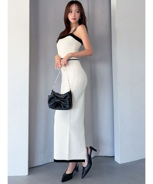 RESEXXY（リゼクシー）の「リボンモチーフバッグ（ハンドバッグ・レディース・アイボリー/ブラック・FREE）」の9枚目の写真