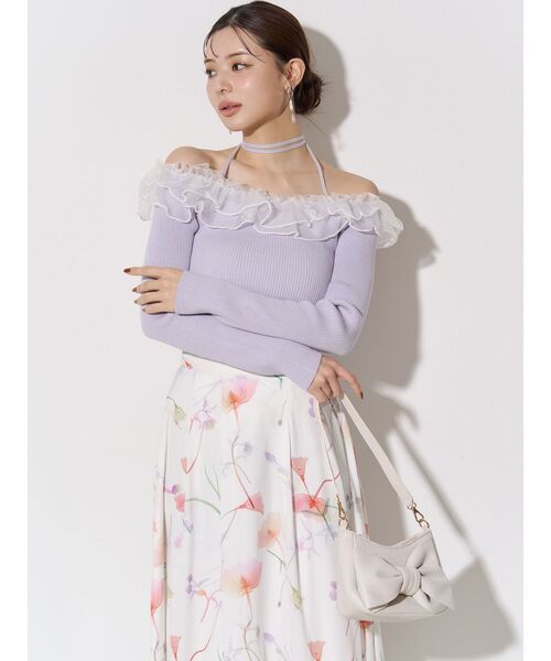 RESEXXY（リゼクシー）の「リボンモチーフバッグ（ハンドバッグ・レディース・アイボリー/ブラック・FREE）」の14枚目の写真