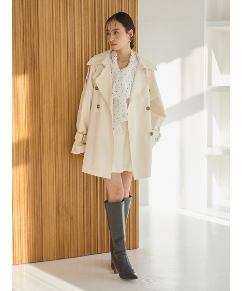 SNIDEL（スナイデル）の「サーキュラースカートショートパンツ（その他パンツ・レディース・ブラック/グレー/オフホワイト・1/0）」の16枚目の写真