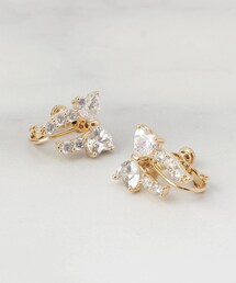 足長リボンキュービックイヤリング