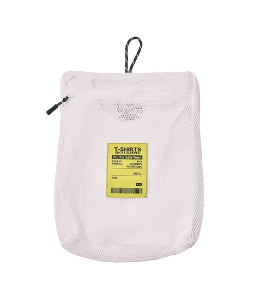 KiU（キウ）の「KiU ポータブル　Tシャツ2nd　半袖（Tシャツ/カットソー・レディース・ブラック/ブラック×ホワイト/オフホワイト・LARGE/MEDIUM/X-LARGE）」の10枚目の写真