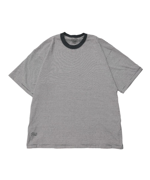 KiU（キウ）の「KiU ポータブル　Tシャツ2nd　半袖（Tシャツ/カットソー・レディース・ブラック/ブラック×ホワイト/オフホワイト・LARGE/MEDIUM/X-LARGE）」の8枚目の写真