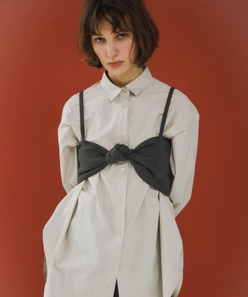 LAATO(ラート)の「loose shirts(シャツ/ブラウス・レディース・ライトグレー/ダークグレー/その他1・FREE)」の1枚目の写真