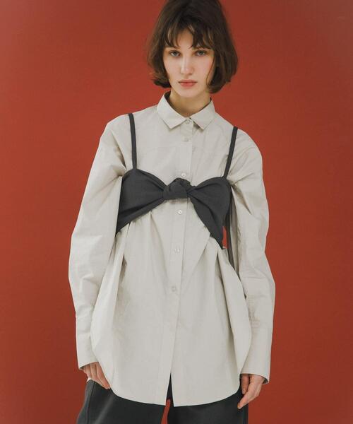 LAATO(ラート)の「loose shirts(シャツ/ブラウス・レディース・ライトグレー/ダークグレー/その他1・FREE)」の16枚目の写真