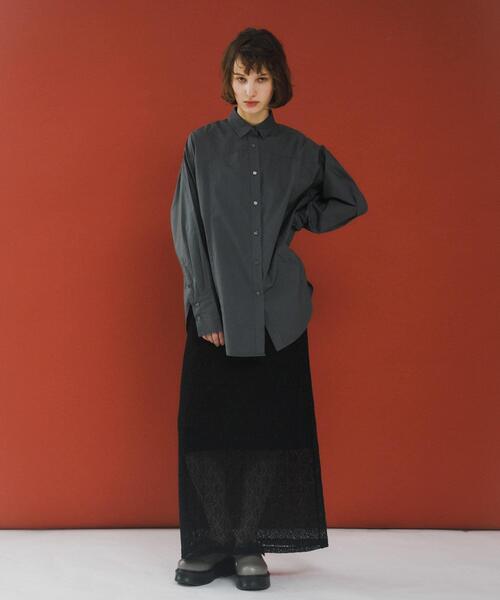 LAATO（ラート）の「loose shirts（シャツ/ブラウス・レディース・ライトグレー/ダークグレー/その他1・FREE）」の21枚目の写真