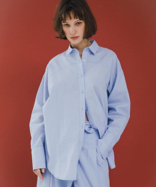 LAATO(ラート)の「loose shirts(シャツ/ブラウス・レディース・ライトグレー/ダークグレー/その他1・FREE)」の5枚目の写真