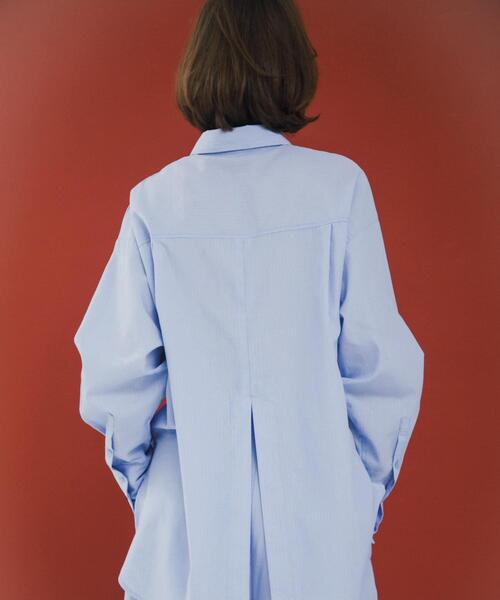 LAATO(ラート)の「loose shirts(シャツ/ブラウス・レディース・ライトグレー/ダークグレー/その他1・FREE)」の6枚目の写真