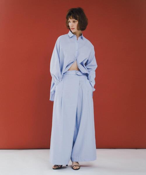 LAATO(ラート)の「loose shirts(シャツ/ブラウス・レディース・ライトグレー/ダークグレー/その他1・FREE)」の7枚目の写真