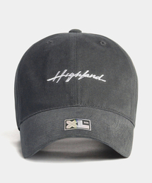 PLATEAU（プラトー）の「ビッグサイズピーチ生地ボールキャップXL HIGHLAND CAP ダークグレー（キャップ）」