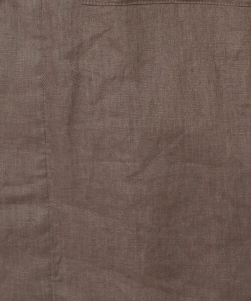 GALLARDAGALANTE（ガリャルダガランテ）の「リネンミリタリーシャツブルゾン（ベスト・レディース・カーキ/ブラック・FREE）」の11枚目の写真