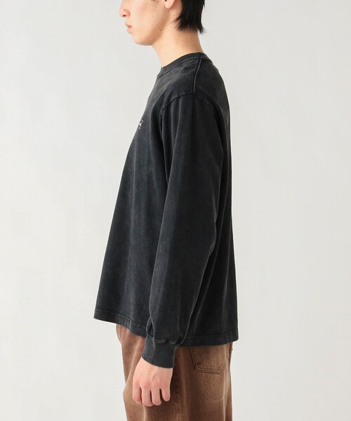 BEAMS HEART（ビームスハート）の「GMS スノーウォッシュ ロングスリーブ（Tシャツ/カットソー・メンズ・ブラウン/ブラック・MEDIUM/LARGE/SMALL）」の8枚目の写真