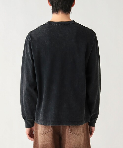 BEAMS HEART（ビームスハート）の「GMS スノーウォッシュ ロングスリーブ（Tシャツ/カットソー・メンズ・ブラウン/ブラック・MEDIUM/LARGE/SMALL）」の9枚目の写真