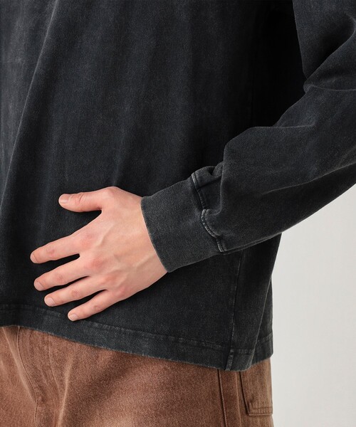BEAMS HEART（ビームスハート）の「GMS スノーウォッシュ ロングスリーブ（Tシャツ/カットソー・メンズ・ブラウン/ブラック・MEDIUM/LARGE/SMALL）」の11枚目の写真